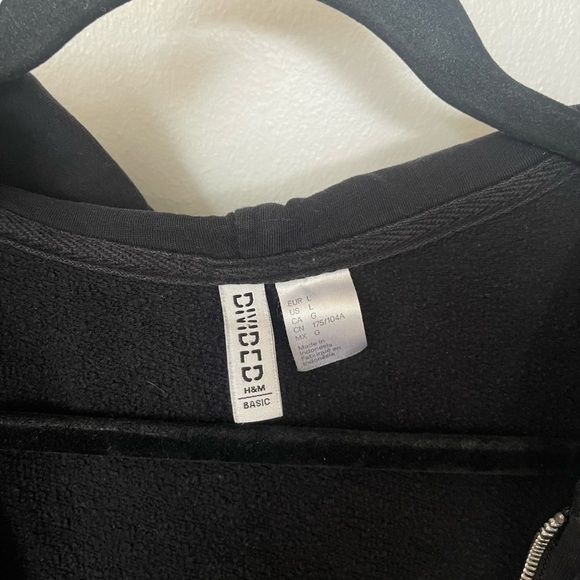 H&M Black Zip Up Jacket - Picture 3 of 5